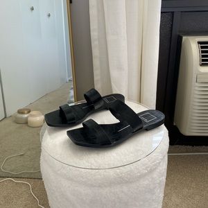 Dolce Vita black square toe sandal